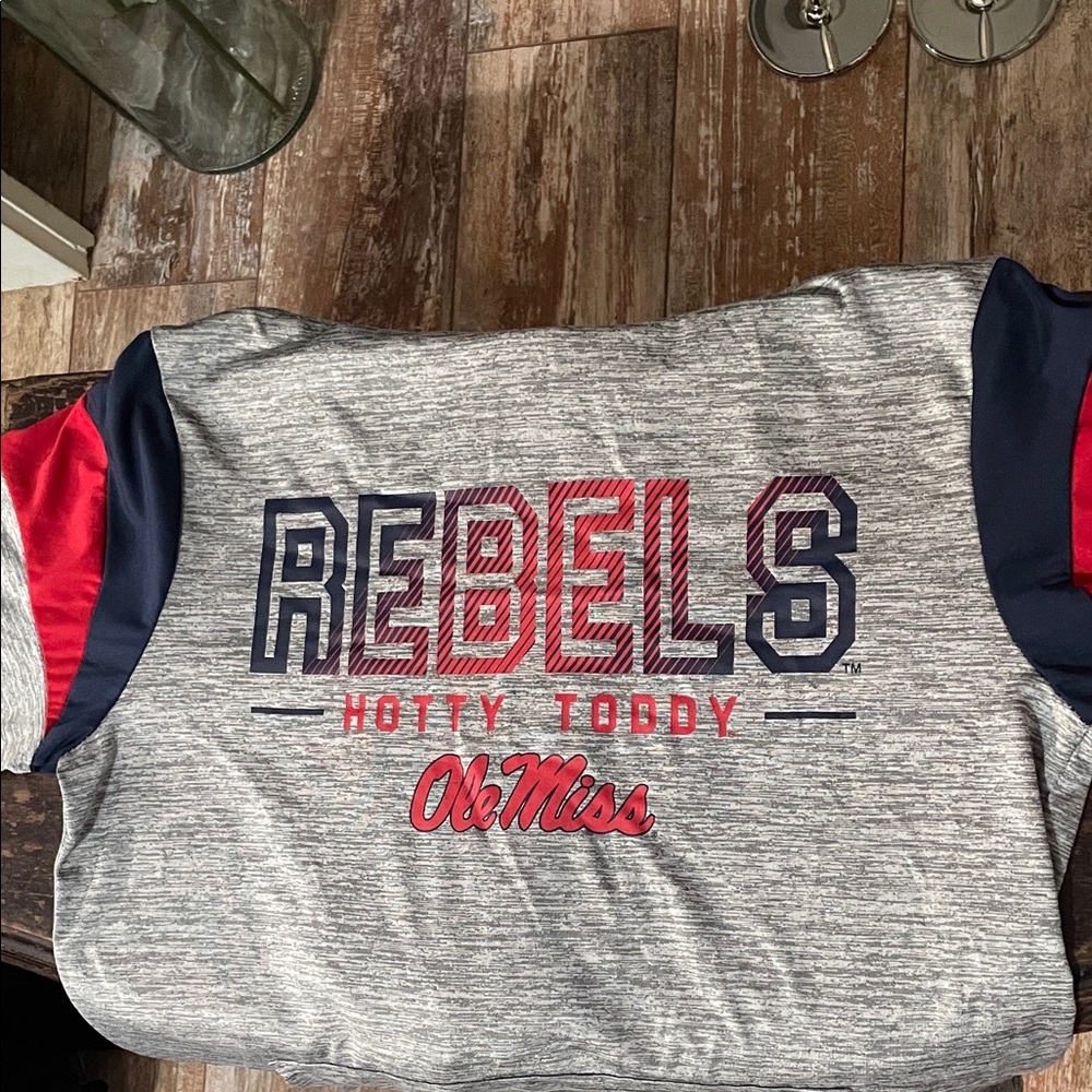 Rebels Hotty Toddy Gray T-Shirt